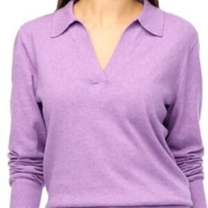 JCREW Lavender EXTRA SOFT sweater size L
